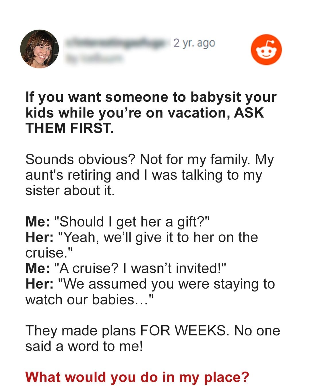My Family Excluded Me from Vacation So I Could Babysit Their Children – I Taught