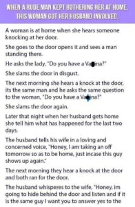 This Woman’s Husband…