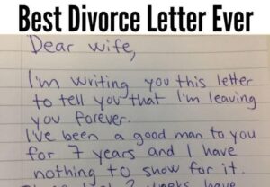 Best Divorce Letter Ever!