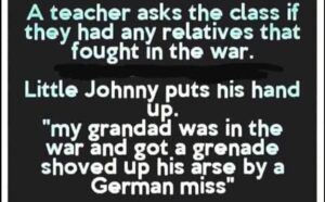 A Teacher Asks The Class To Name Things That End With “Tor”