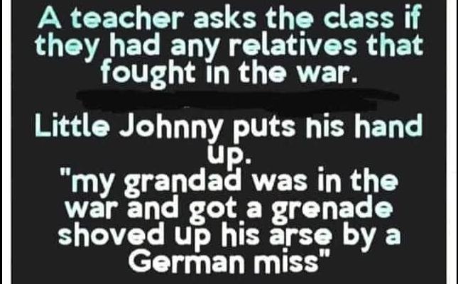 A Teacher Asks The Class To Name Things That End With “Tor”