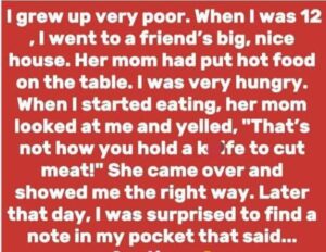 Times when people realized that their lives had changed forever.