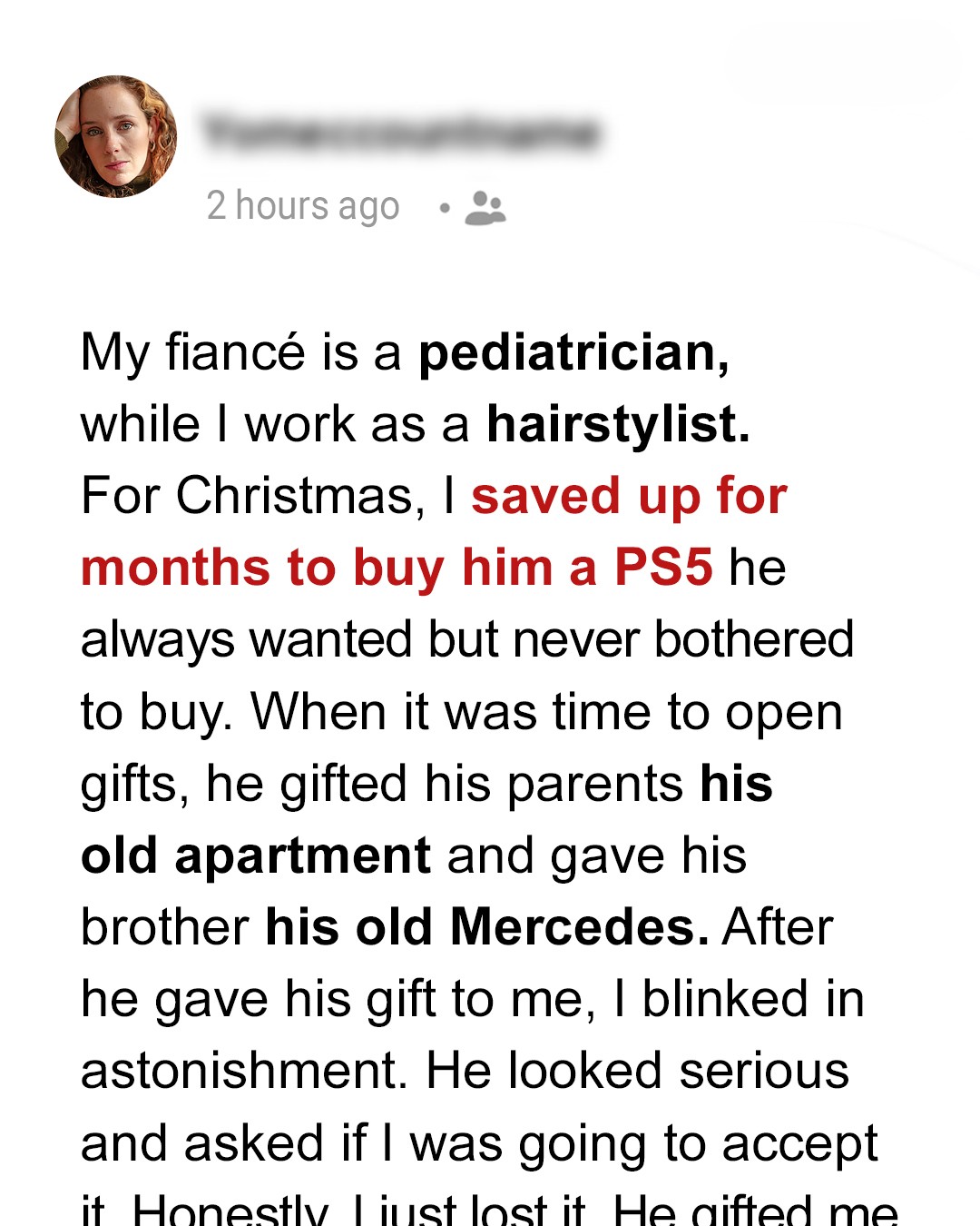 I Lost It When I Saw My Fiancé’s Christmas Gift to Me After I Bought Him a PS5 – Karma Caught Him Fast