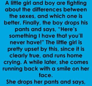 A Funny Exchange Between a Little Boy and Girl
