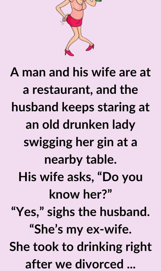 A man and his wife are at a restaurant