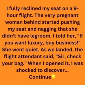 I Paid for My Seat, I’ll Recline It As Much As I Want