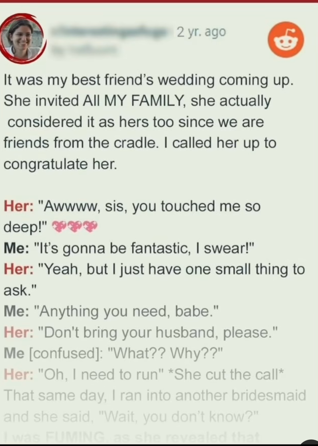 My Best Friend Asked Me Not to Bring My Husband to Her Wedding – Soon I Discovered the Reason,