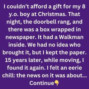 The Chilling Story Behind an Unexpected Gift