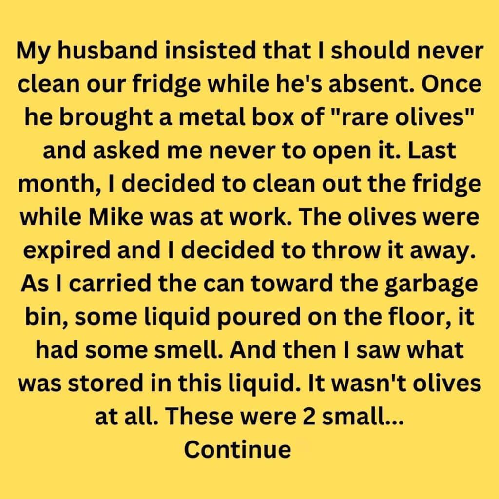 My Husband Doesn’t Allow Me to Clean the Fridge in His Absence. I Did It Anyway, Revealing His Creepy Secret