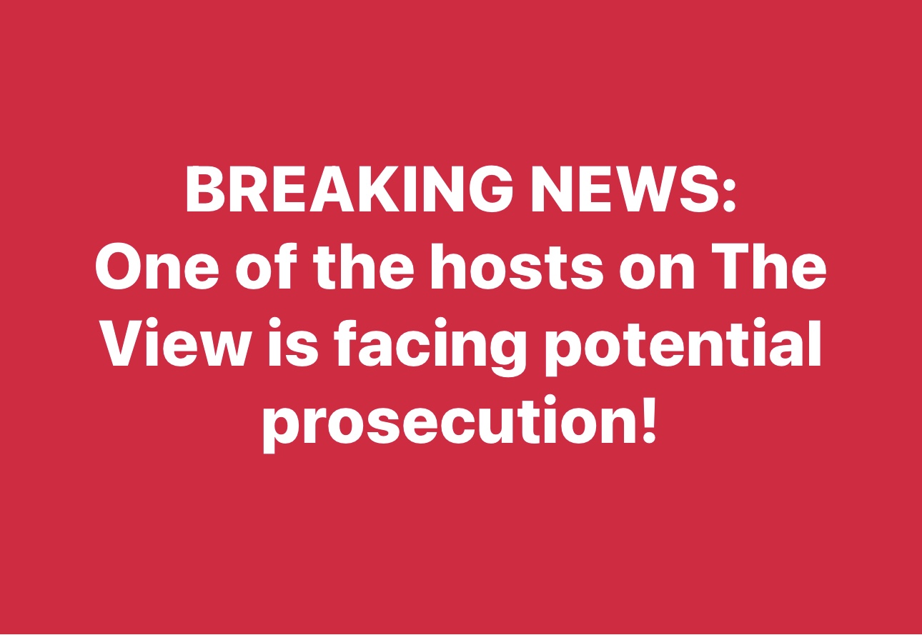 Could ‘The View’ Co-Host Face Legal Trouble?”
