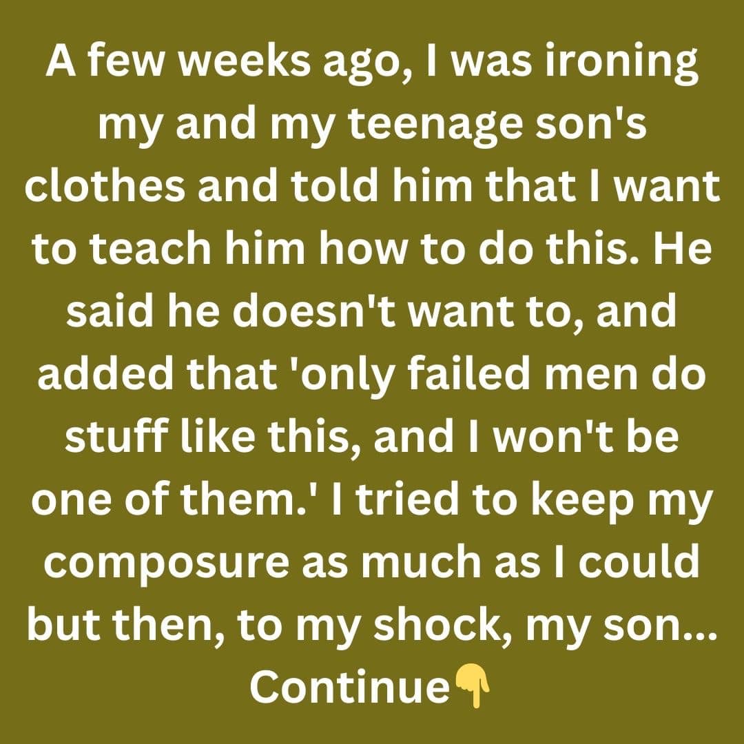 16-Year-Old Boy Says Only “Failed Men” Do Chores, His Divorced Parents React in a Powerful Way