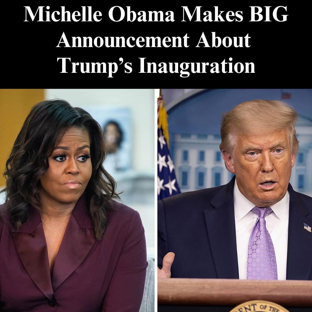 Michelle Obama Reveals If She Will Attend Trump’s Inauguration