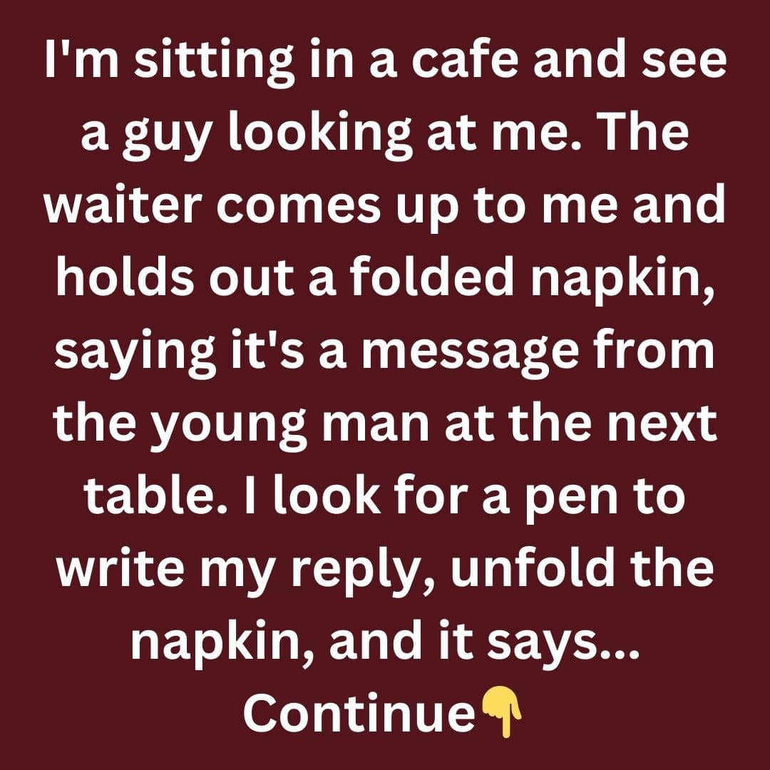 When a Napkin Message Turns Into an Unexpected Encounter
