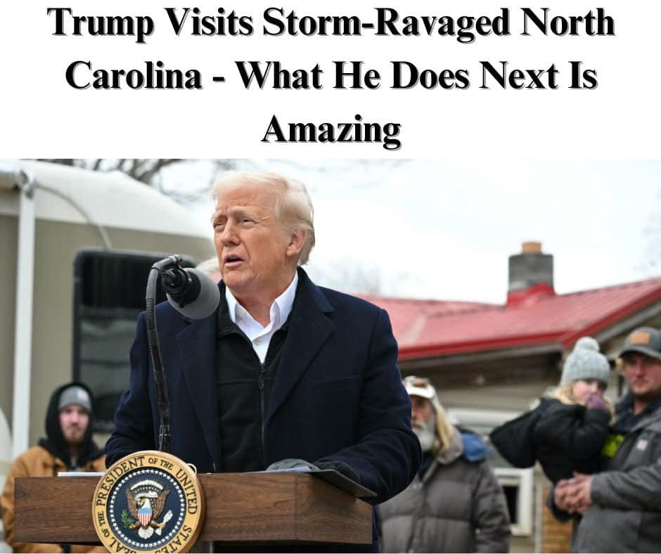Trump Gives Voice To North Carolina Storm Victims During Emotional Visit