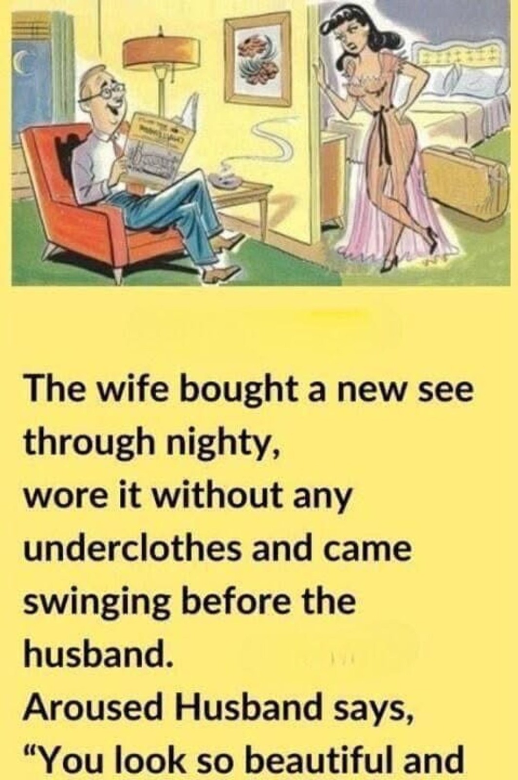 The Wife Bought A New Nighty