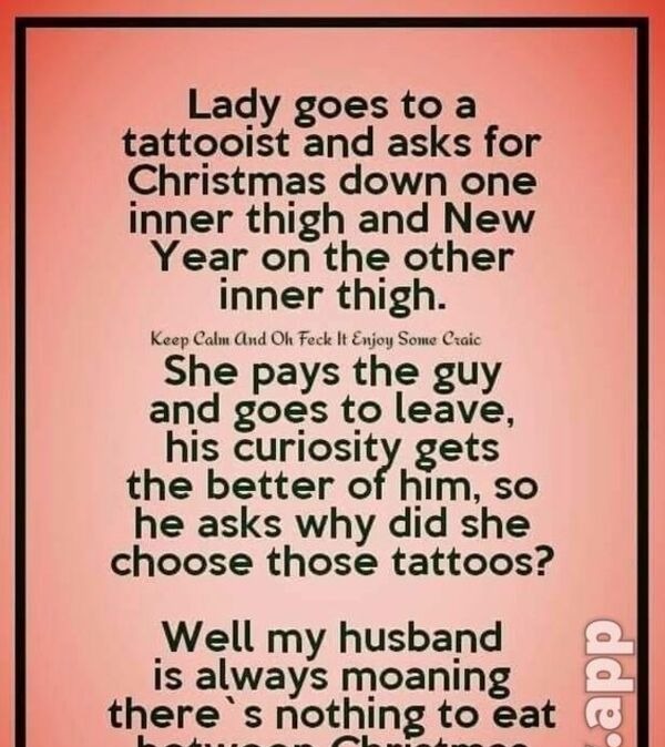 A Creative Twist on Holiday Cheer: Woman’s Tattoo Brings Laughter and Inspiration