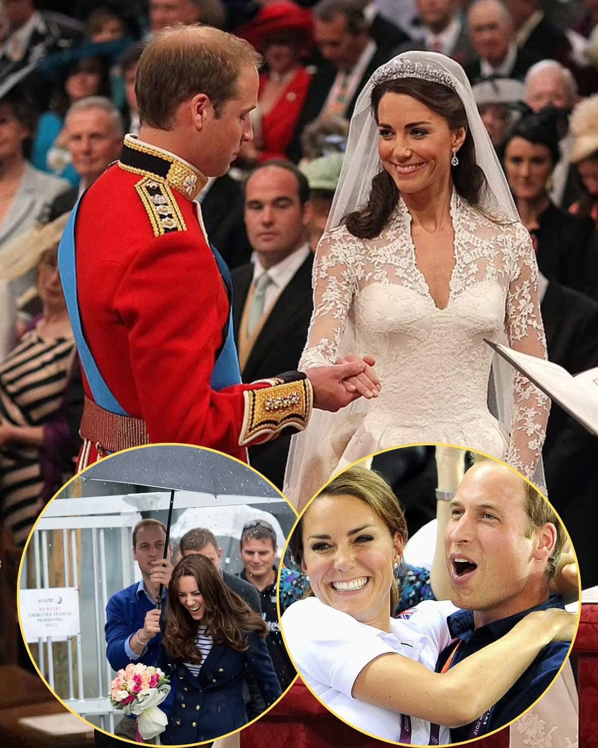As Prince William and Kate prepare to celebrate their wedding anniversary, we look back on some of the sweetest moments they’ve shared together over the years…