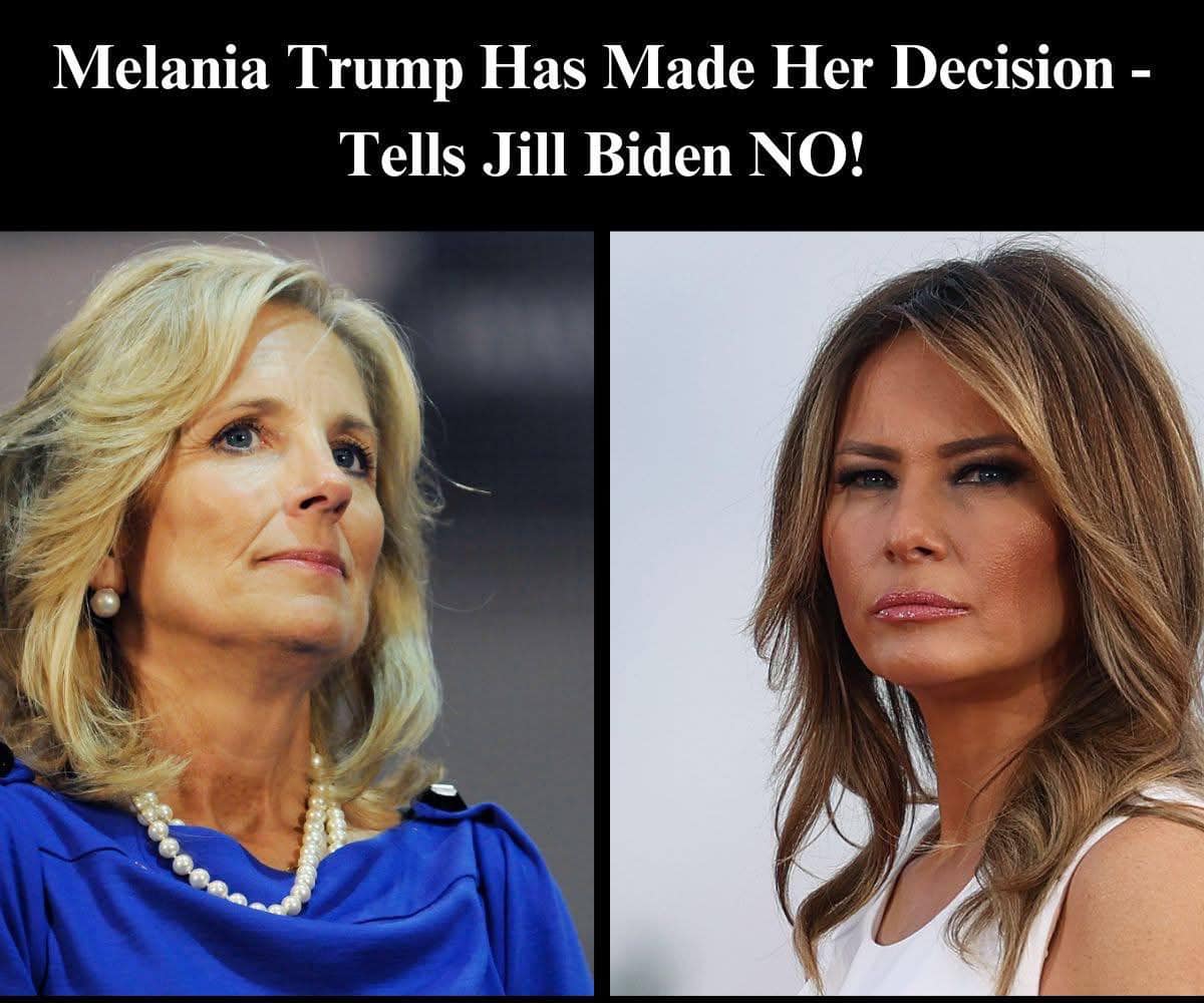 Jill Biden Confirms Melania Trump Declined Her White House Invitation