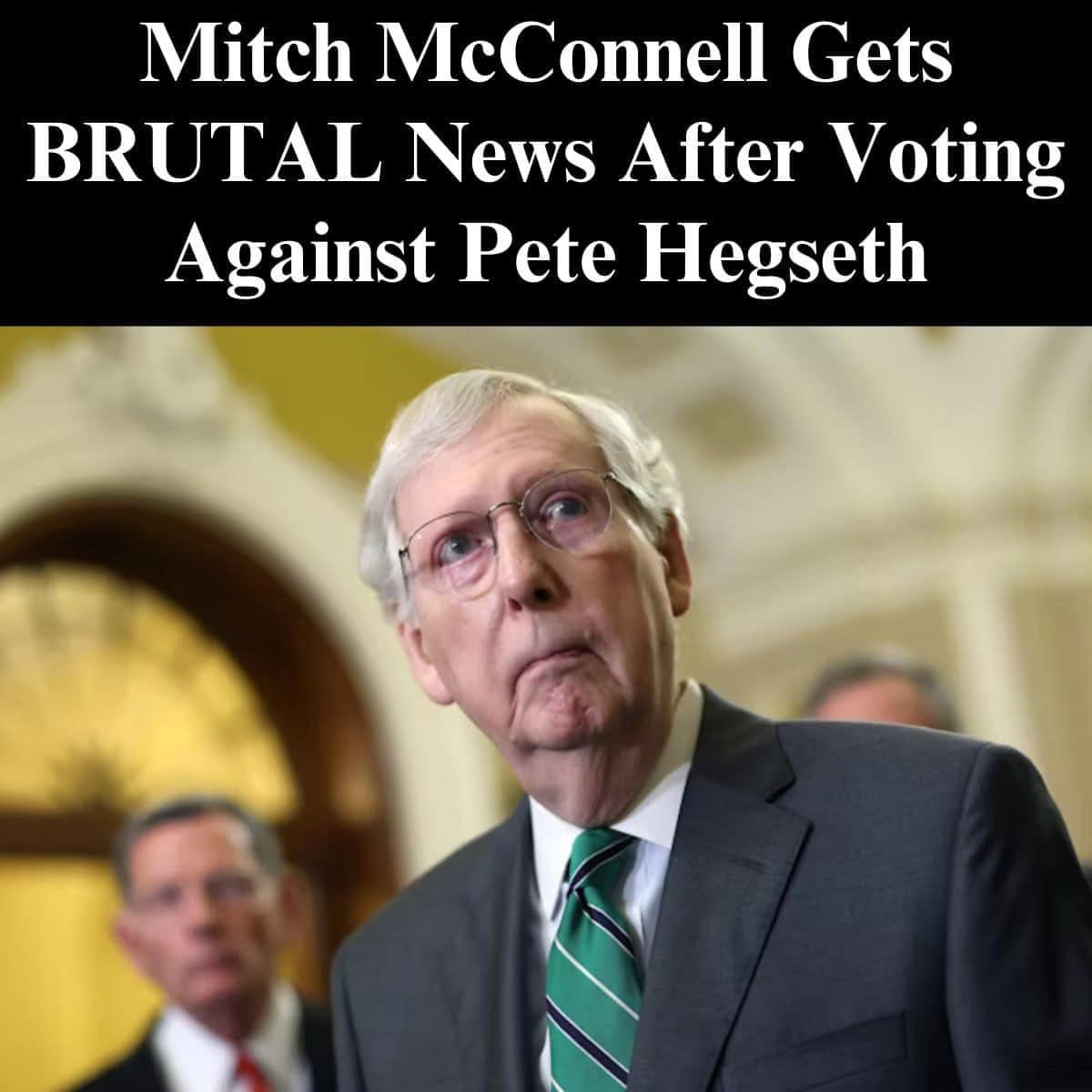 Mitch McConnell Gets Roasted After Voting Against Pete Hegseth’s Confirmation