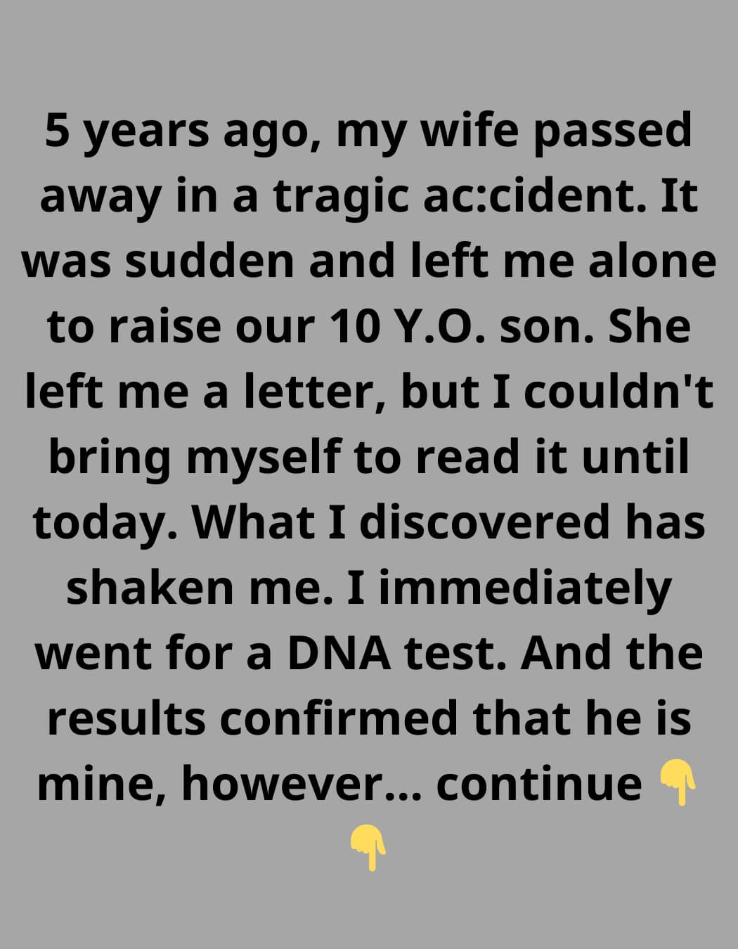 Years After Her Dεath, a Paternity Test Revealed My Wife’s Secret