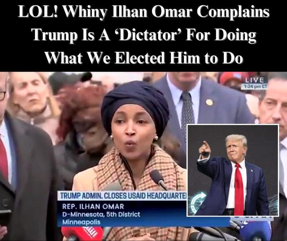 ‘Squad’ Member Omar Claims ‘Dictator’ Trump Causing ‘Constitutonal Crisis’ For Cutting USAID
