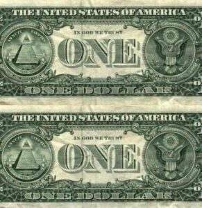 The $1 bill to keep an eye out for has an extremely rare (and valuable) serial number. This one-dollar bill might be worth thousands. More below