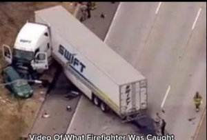 Video Of What Firefighter Was Caught Doing To Little Girl At Car Crash Goes Viral Online…..Check Comments!