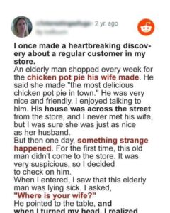 Old Man Comes to Store with Grocery List for Wife, Cashier Later Learns He Doesn’t Have a Wife at All