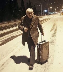 I Picked Up an Elderly Man on a Desolate Winter Highway – Allowing Him to Stay the Night Changed My Life Forever