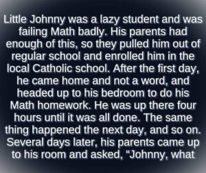 Little Johnny’s New Beginnings…!