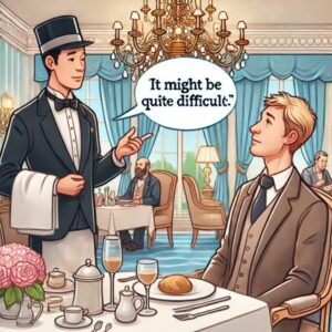 A resident in a posh hotel breakfast room called over the headwaiter one morning and said with a wonderful and cheerful smile.