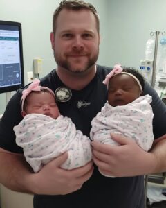 The Moment I Picked Up My Wife and Our Twins for the First Time