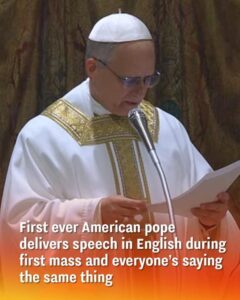 Pope Leo XIV Makes History with English Speech at His Inaugural Mass, Sparkling Reactions Everywhere