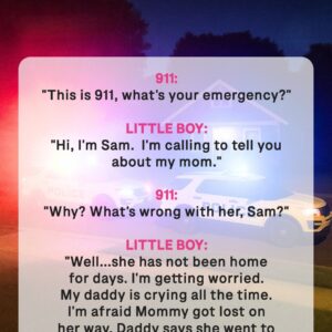 Policeman Answers Call from Crying Kid Who Says His Mother Is Gone