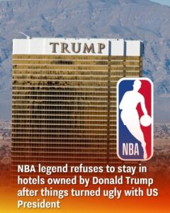 NBA Icon Declines to Stay at Trump Hotels Amid Controversial Policies