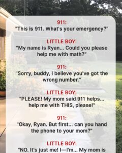 Boy Calls 911 to Ask For Help with Math, Cops Soon Realize He Needs Real Help