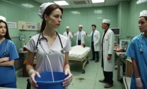 They called the hospital janitor into the board meeting as a prank… but when she revealed her diagnosis, it left everyone utterly stunned!
