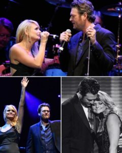“I never thought we’d end up here—but this is the truth I have to sing” — Blake Shelton and Miranda Lambert’s raw, soul-crushing duet at Bridgestone Arena strips away years of love, pain, and silent heartbreak in a haunting performance that leaves the crowd breathless and the past impossible to ignore