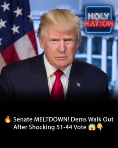 Chaos Erupts in DC! Senate Votes 51-44 — Dems Walk Out in Rage