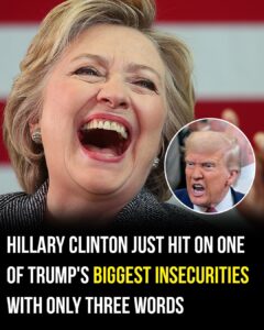 Clinton ridicules Trump using a sharp three-word phrase