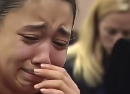 She was in his cell, waiting to be executed, and he asked as a last