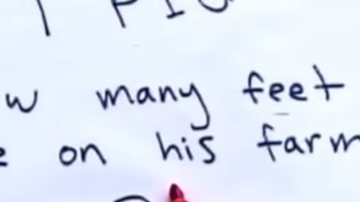 Can You Count the Feet on the Farm?