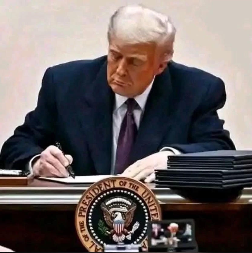 Breaking News. Donald Trump signs a decree to buy everything… See more