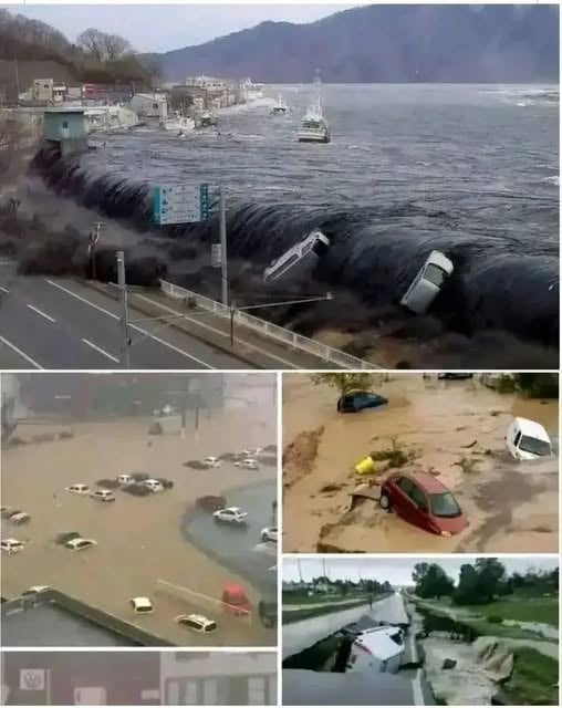 Reports here, unbelievable earthquake with large magnitude tsunami warning just