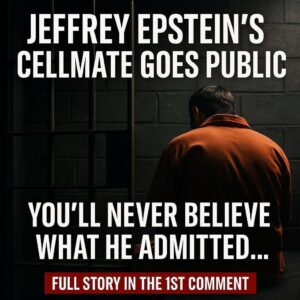 JEFFREY EPSTEIN’S CELLMATE GOES PUBLIC — AND IT’S EXPLOSIVE