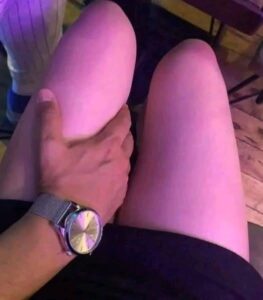 If a man puts his hand on your leg it’s because…