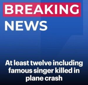 Twelve perish, including famous singer, in plane crash near isolated island.