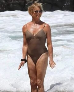 Goldie Hawn, 78, posts vacation pictures in swimsuit – ‘a little tanning cream just saying’