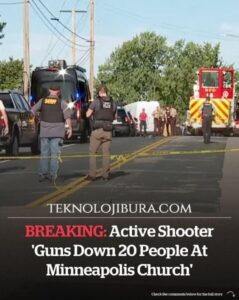 Active shooter ‘guns down twenty people at Minneapolis church’