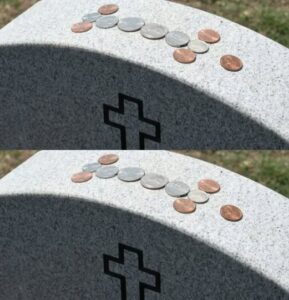 Meaning Behind the Tradition of Coins on Gravestones